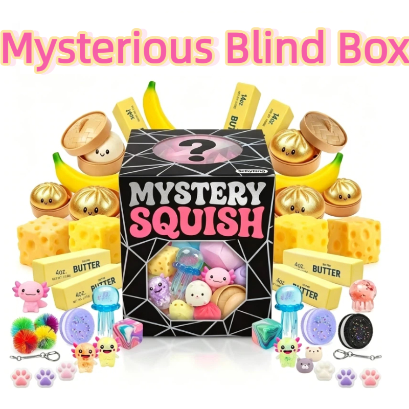 Mystery Box Blind Bag - 100 styles de jouets sensoriels anti-stress