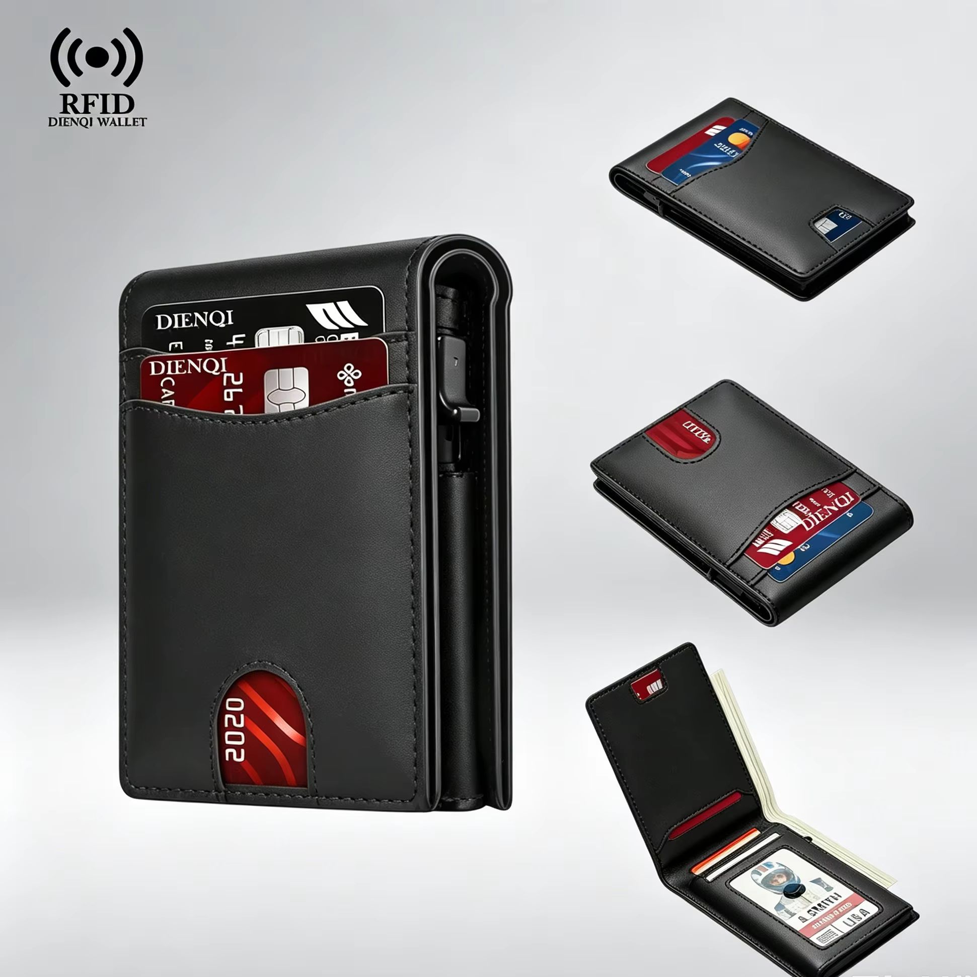 Card Top Loader - Porte-cartes de crédit de luxe pour