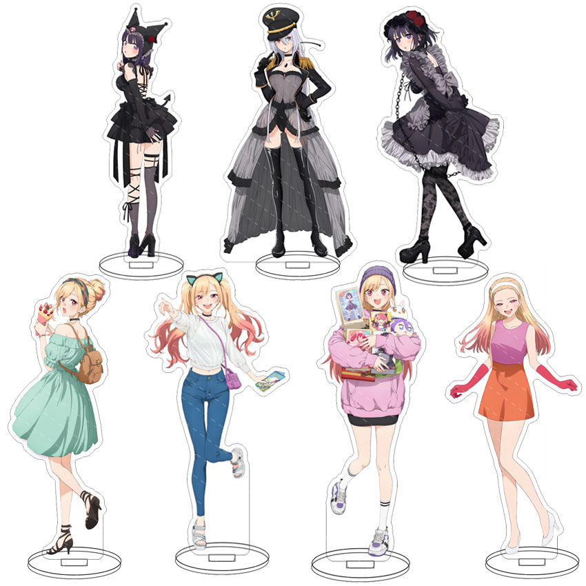 Figma Stand Set - Figurines Anime en Acrylique de 16