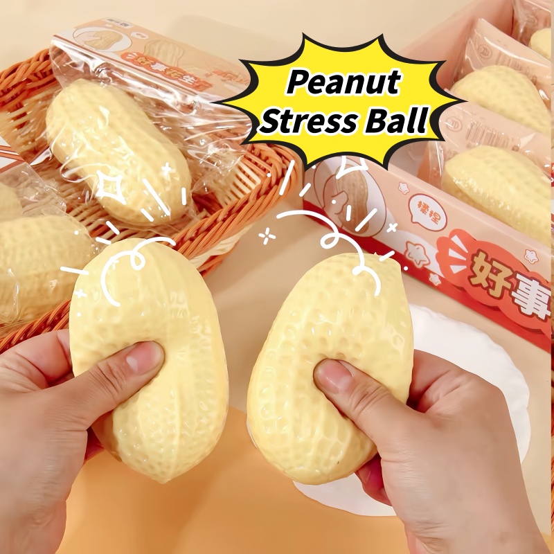 Vinyl Figure Blank - En stock : Balle anti-stress cacahuète,