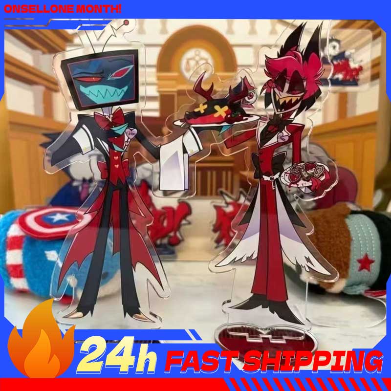 Figma Stand Set - Hazbin – figurines de serveur Alastor,