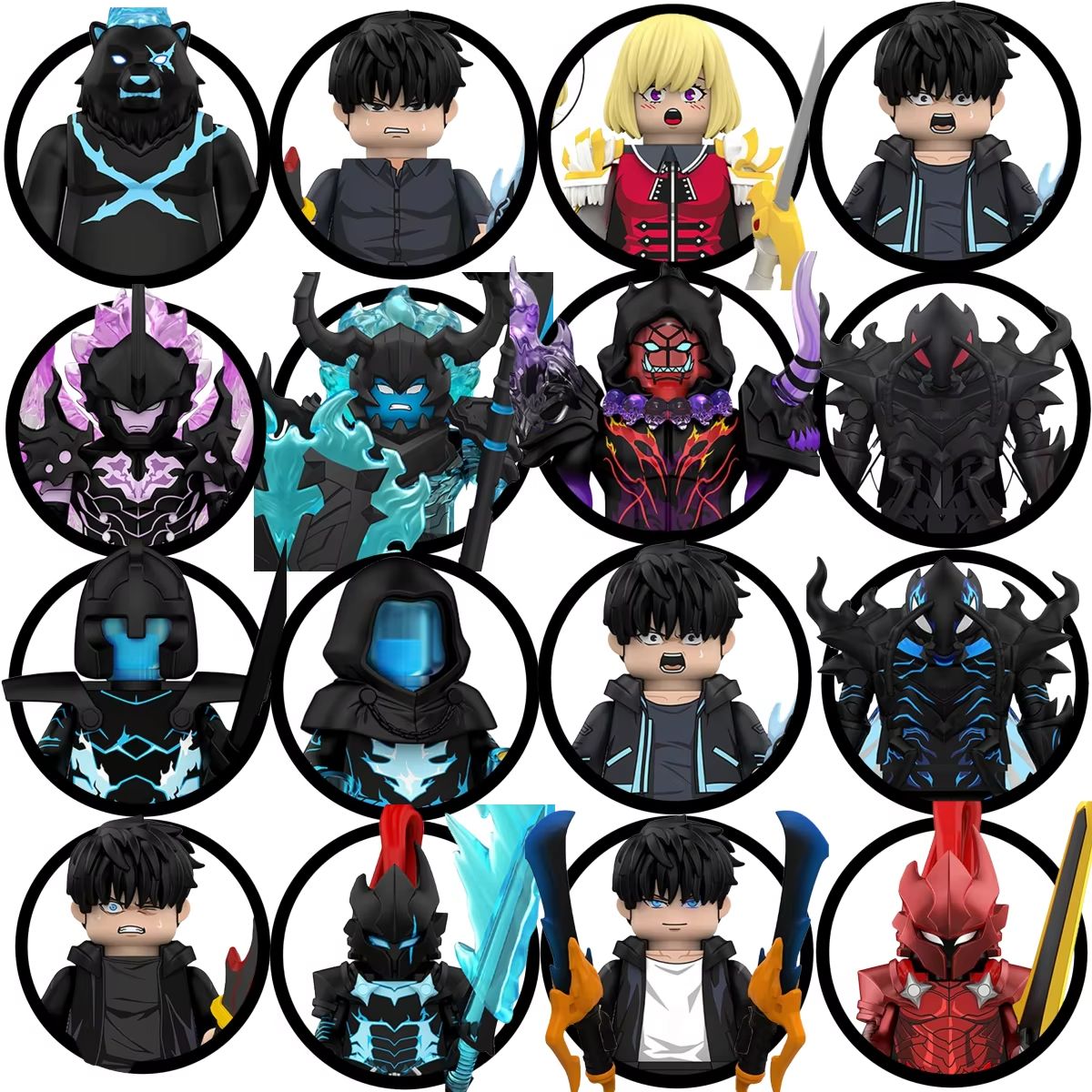 Building Block Mini - Boîte Mystère WM6220 Anime Sung Jinwoo