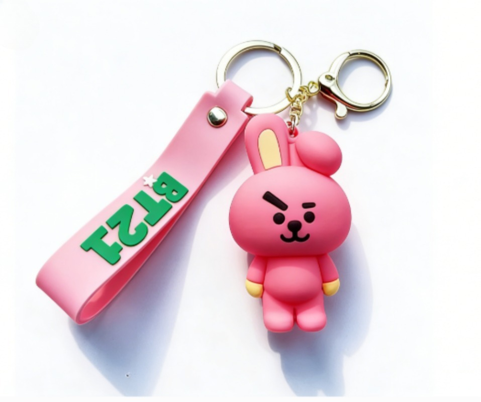 Vinyl Figure Blank - Nouveau porte-clés BT21 Koya RJ Shooky