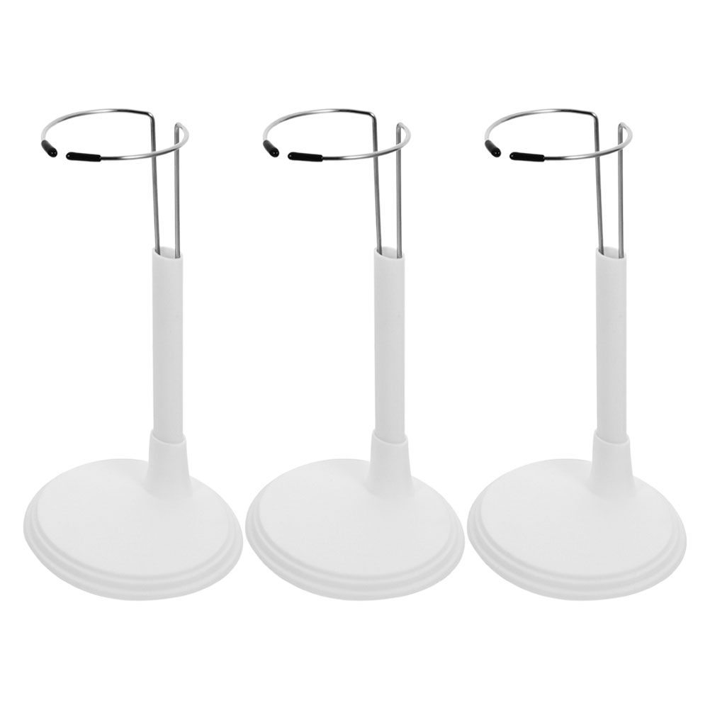 Action Figure Stand - Support d'affichage réglable en plastique blanc,