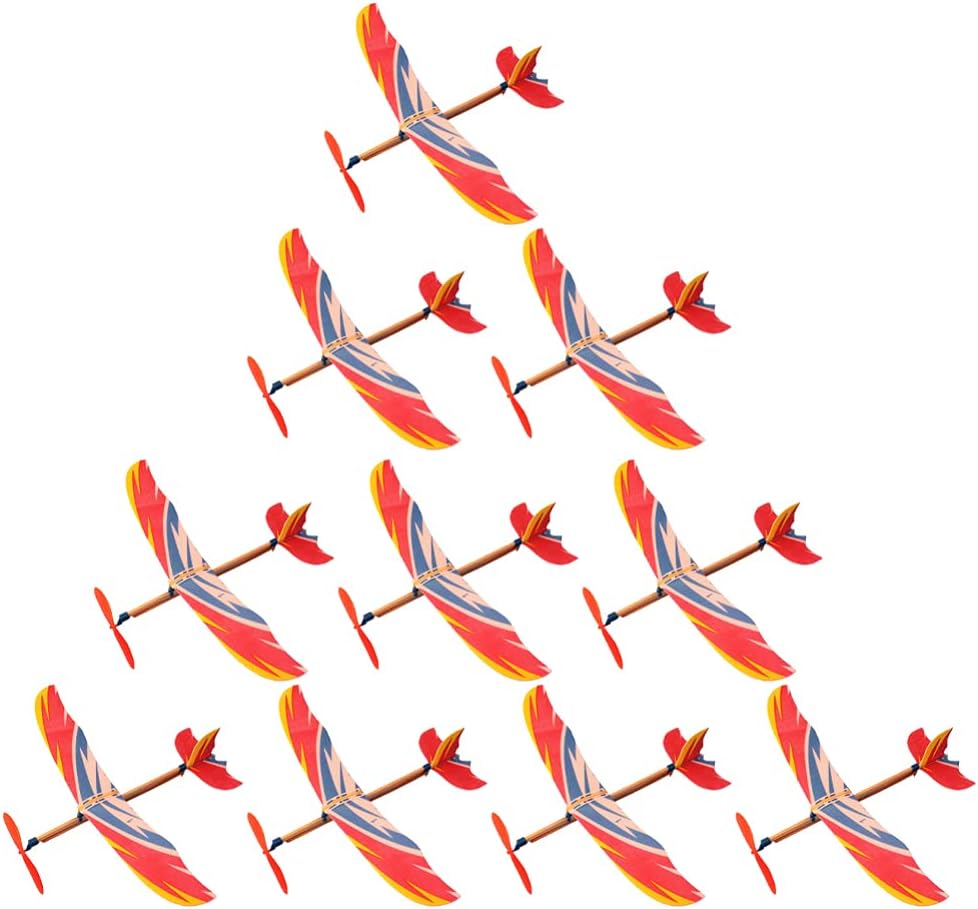 Model Airplane Plastic - 5/10 pièces élastique alimenté avion modèle