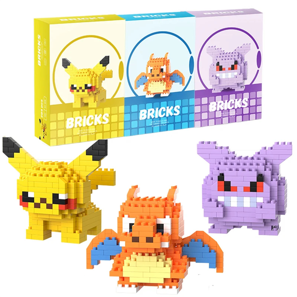 Building Block Mini - Micro blocs de construction Pokemon Pikachu