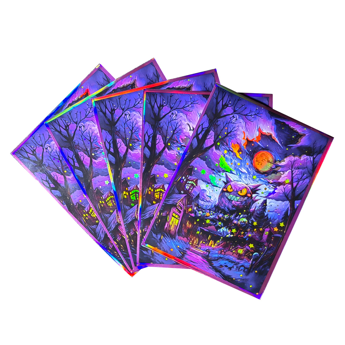 Card Penny Sleeve - Manchons de cartes holographiques Pokemon Gengar,