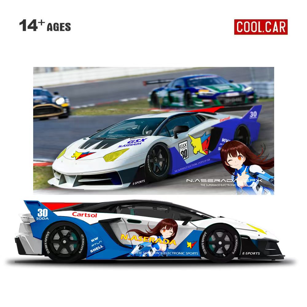Die Cast Car 1 64 - Modèle de voiture en alliage électronique