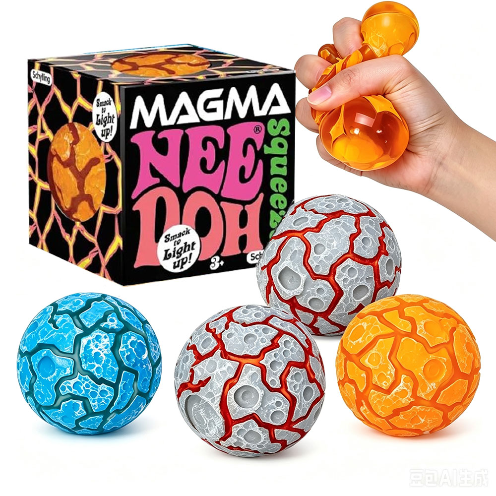 Fidget Cube Original - Nouveau produit NeeDoh Glitter Magma Ball