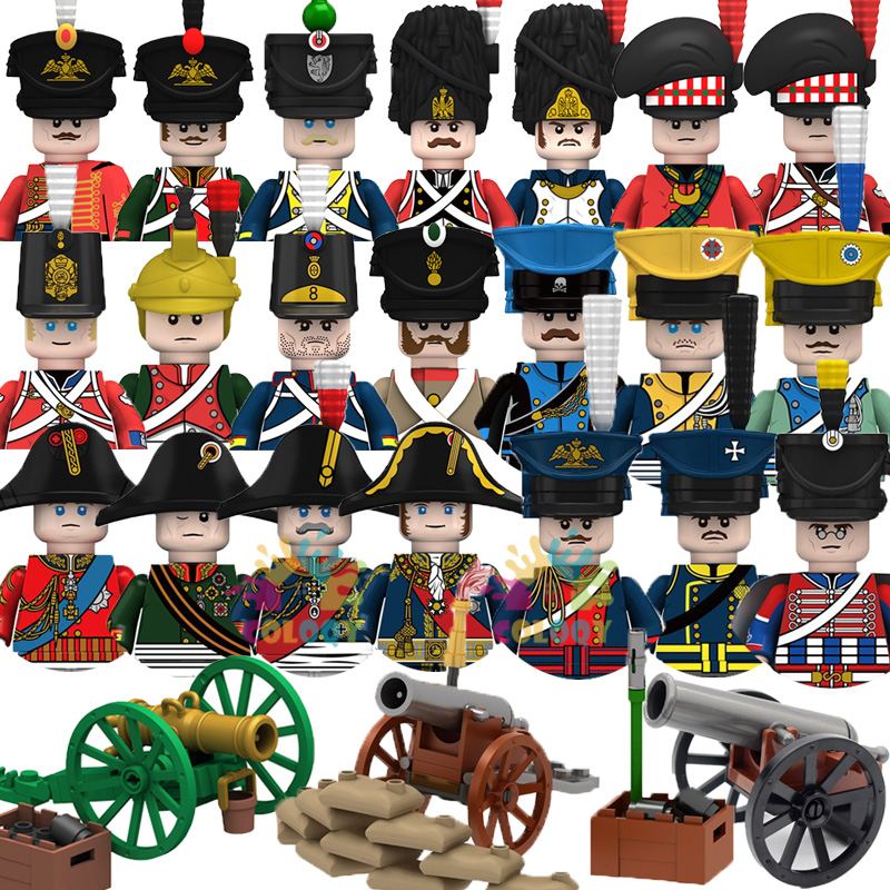 Lego Minifigure Holder - Jouets pour enfants guerres napoléonnes blocs