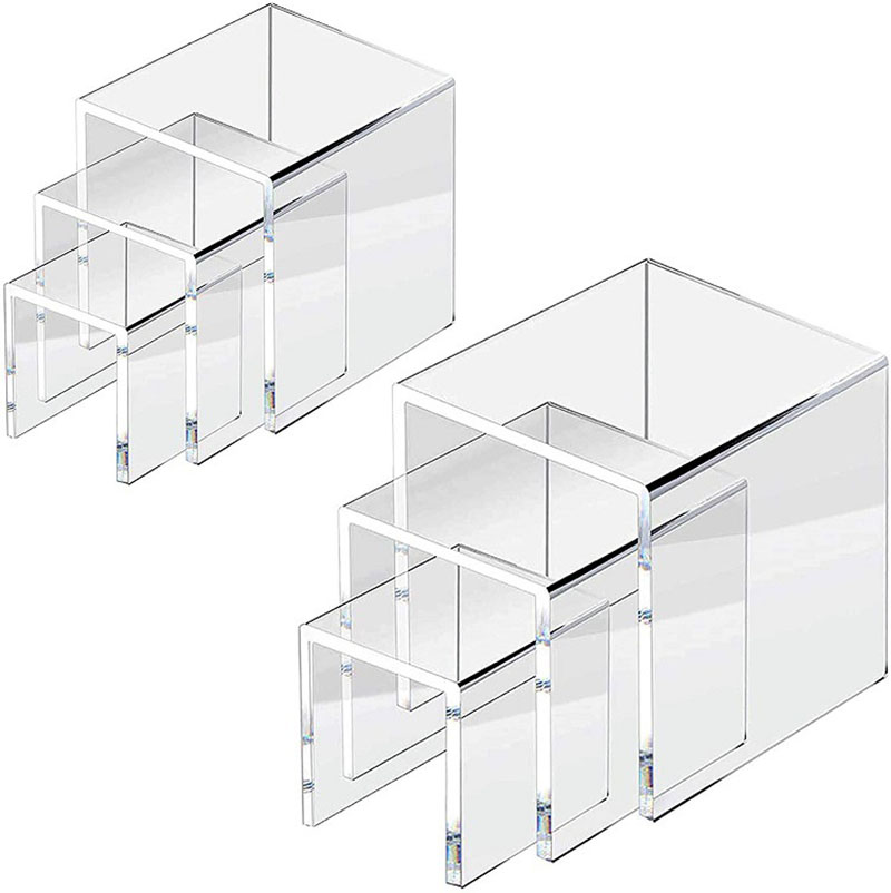 Display Risers Set - Lot de 6 présentoirs en acrylique