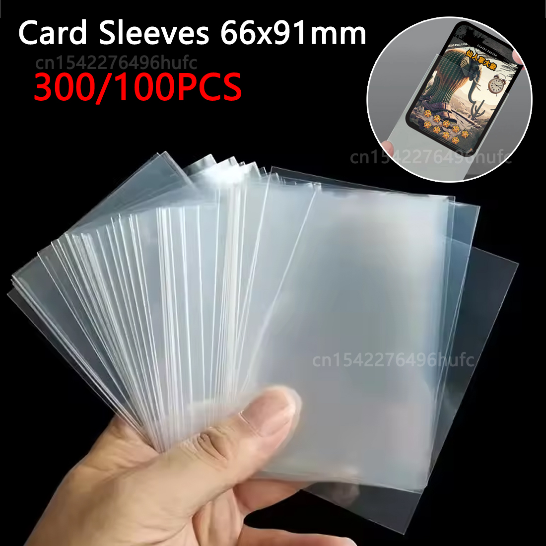 300/100 pièces 66*91mm manchon - Card Penny Sleeve avis et prix