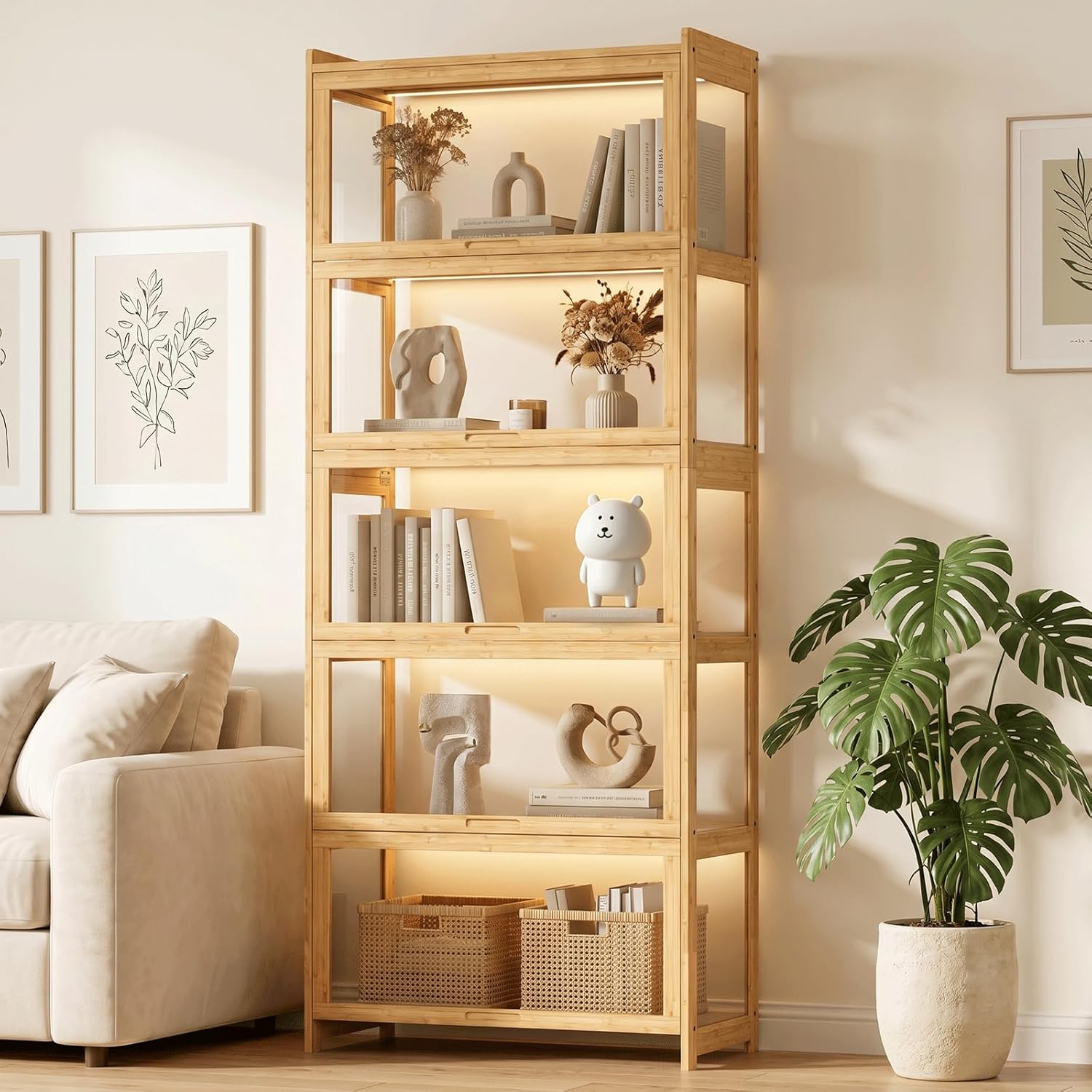 Vitrine avec portes en acryliq - Display Case Acrylic avis et prix