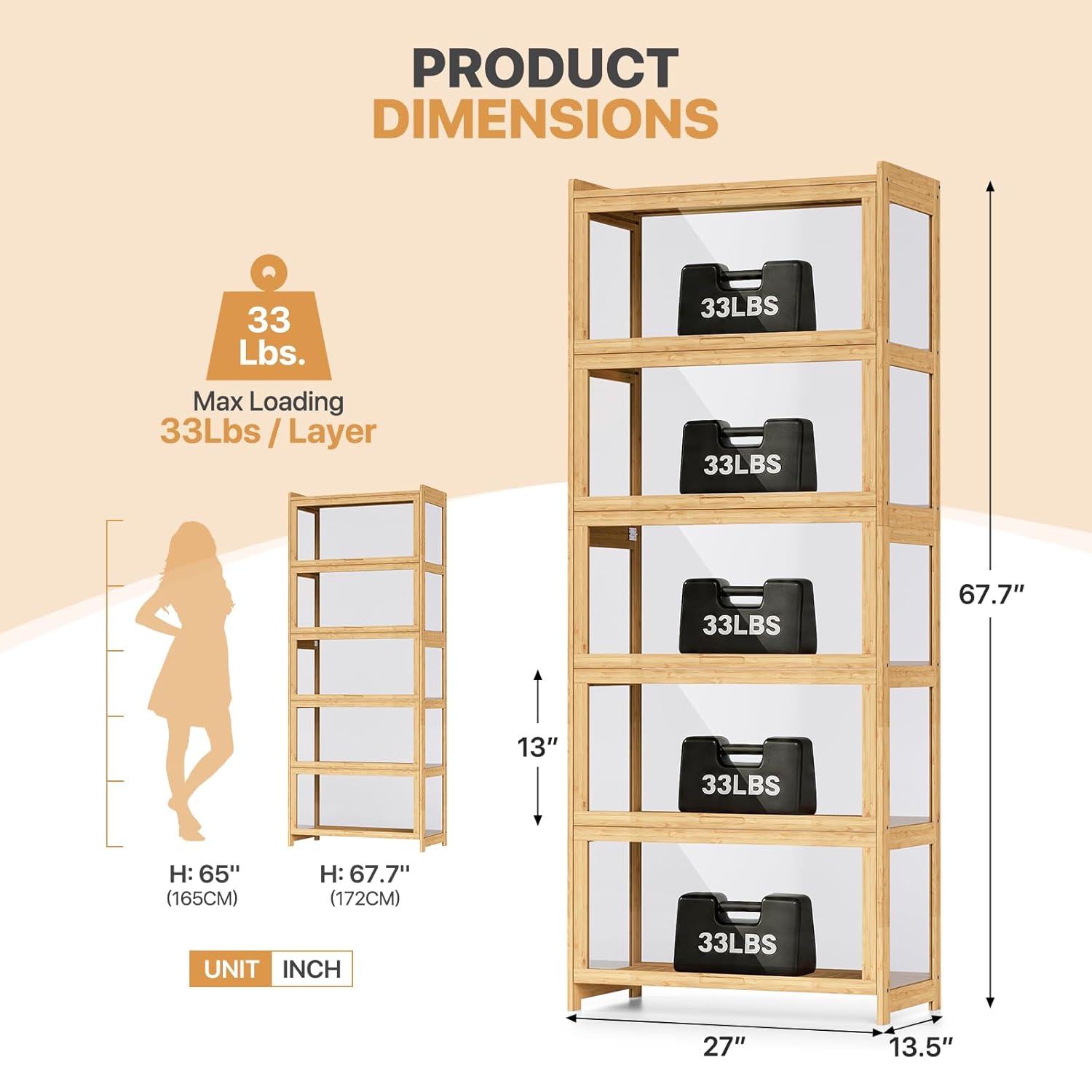 Vitrine avec portes en acryliq - Display Case Acrylic avis et prix