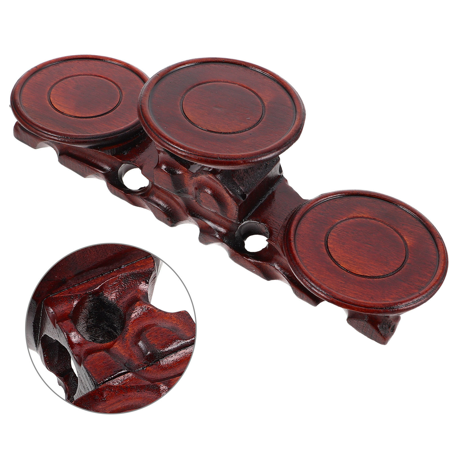 Socle rond en bois massif de q - Display Risers Set avis et prix