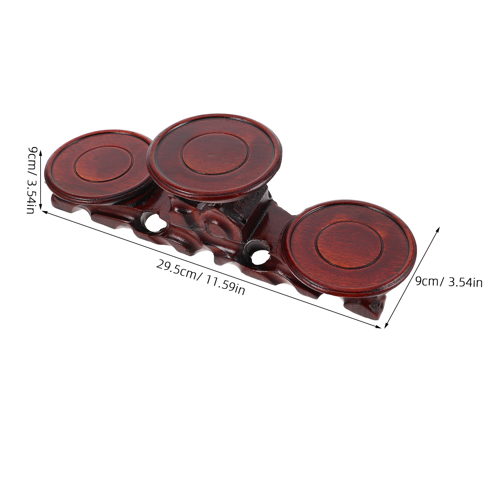 Socle rond en bois massif de q - Display Risers Set avis et prix