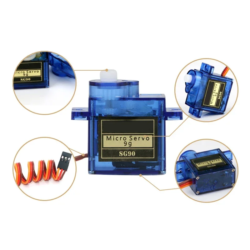 2/4/8/20 pièces SG90 9G Micro  - Model Airplane Plastic avis et prix