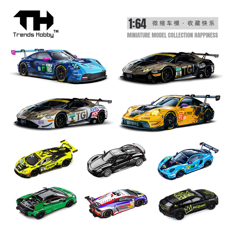 TH 1/64 Porsche 911 GT3 R LeMa - Die Cast Car 1 64 avis et prix