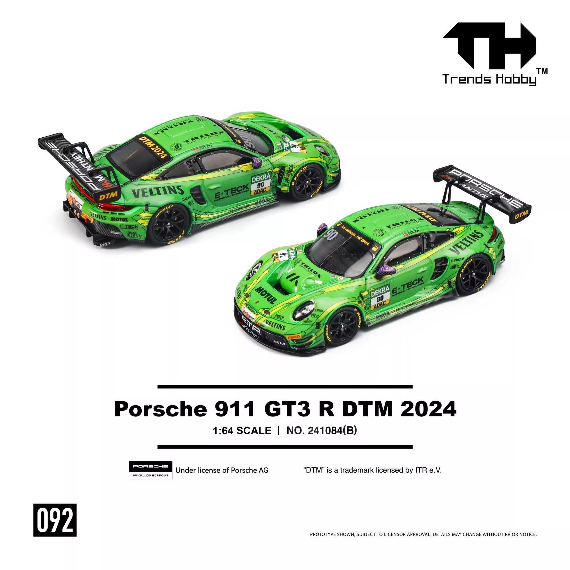 TH 1/64 Porsche 911 GT3 R LeMa - Die Cast Car 1 64 avis et prix