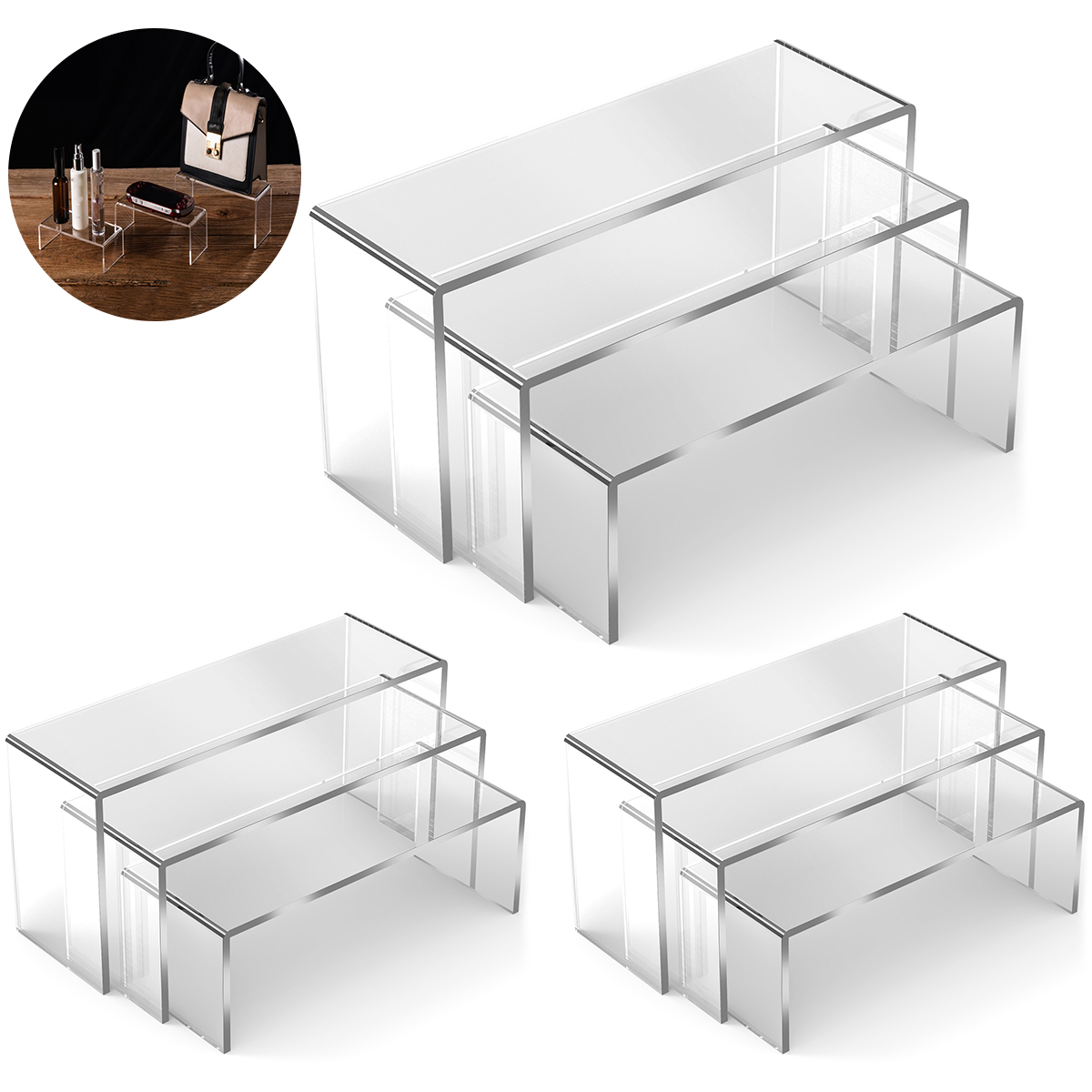 Présentoir en acrylique, boîte - Display Risers Set avis et prix