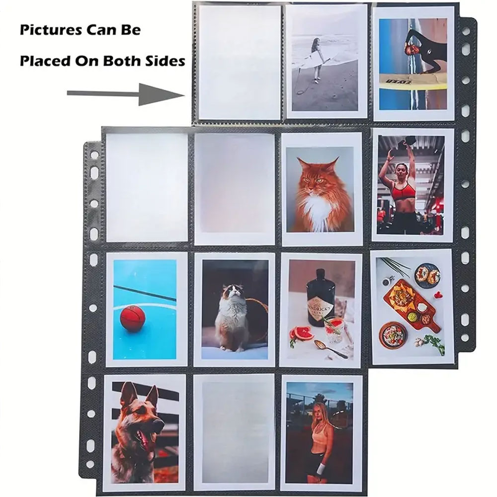 Lot de 10 pochettes noires à 9 - Trading Card Binder avis et prix