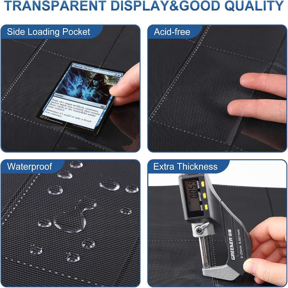 10 pages de classeur A4 à 9 po - Trading Card Binder avis et prix
