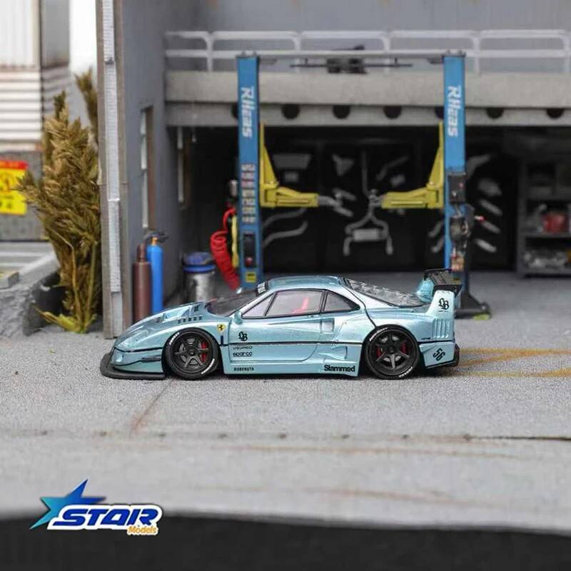 STAR 1:64 LBWK F40 bleu glace  - Die Cast Car 1 64 avis et prix