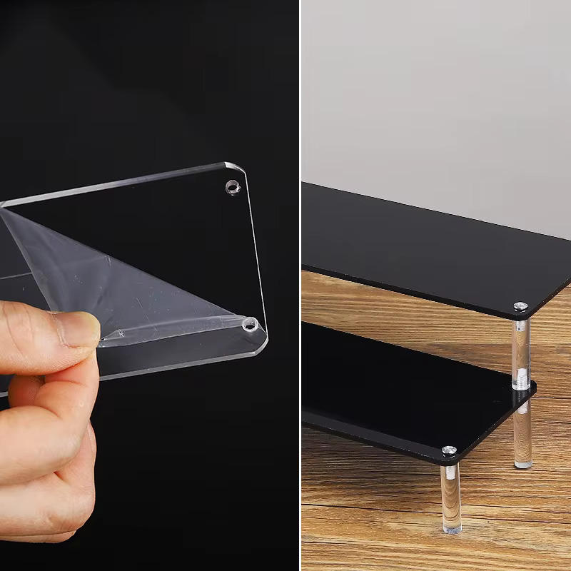 Présentoir en acrylique noir p - Pop Display Shelf avis et prix